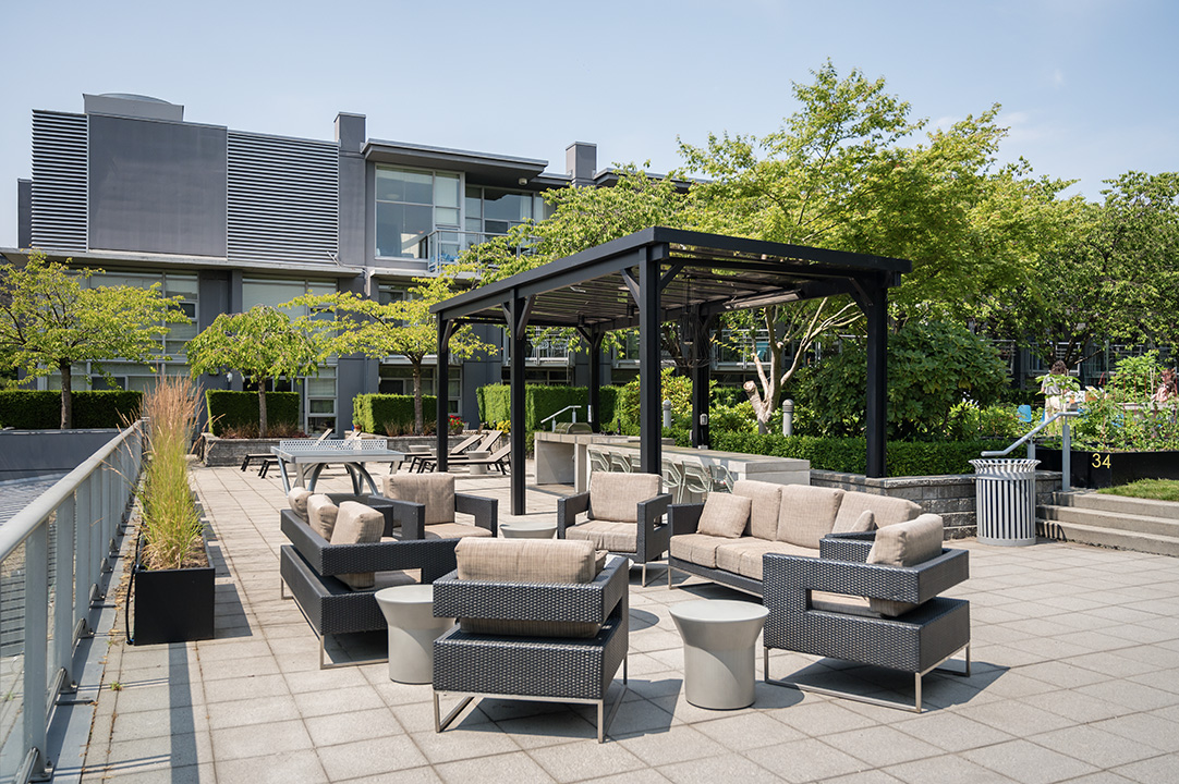 Outdoor seating area