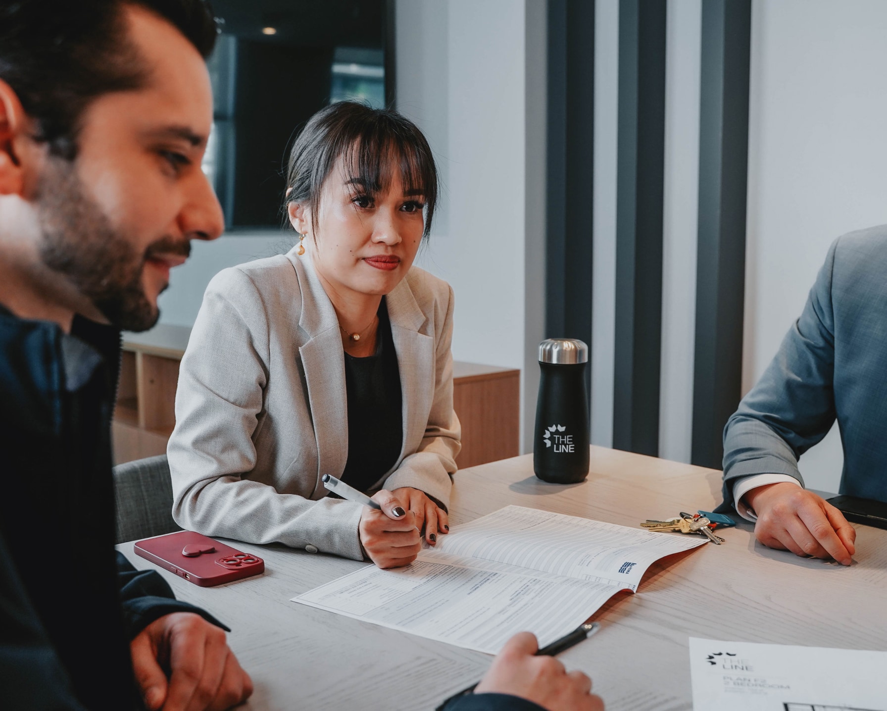 Woman in meeting